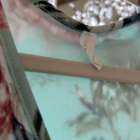 Pink Blush Wrap style floral Maxi Dress - Picture 3 of 3